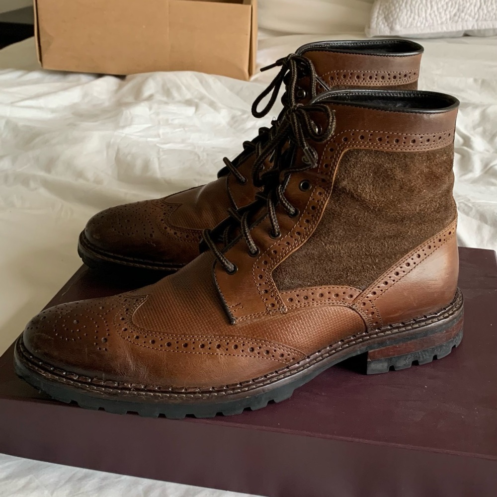 Johnston Murphy Wingtip Boots